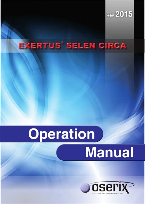 Operation manual .